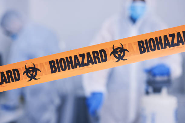 Professional Biohazard Cleanup technician working in Hanover, NH